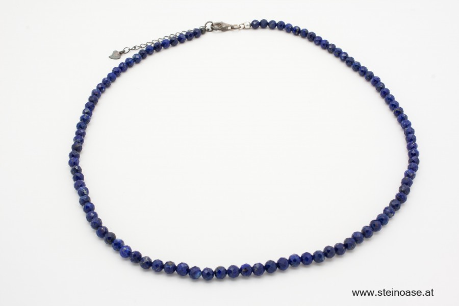 Kette Lapis Lazuli facettiert 3mm